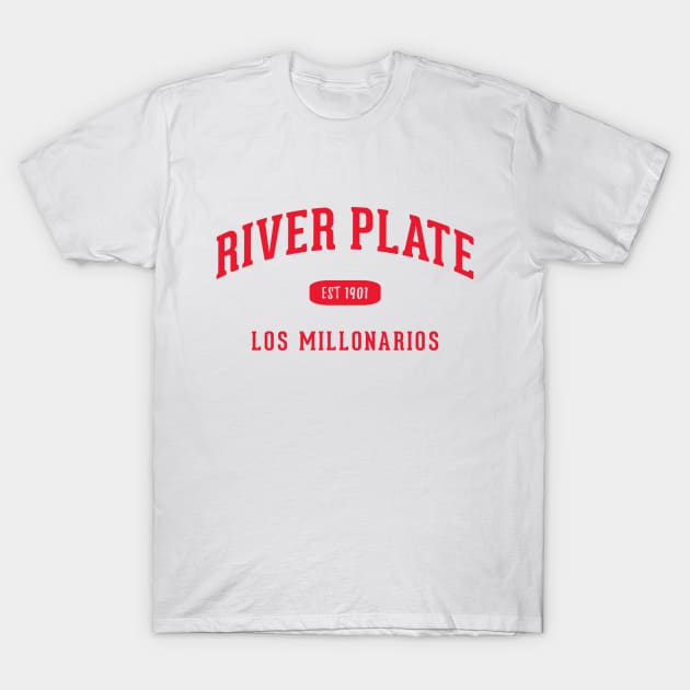 River Plate T-Shirt by CulturedVisuals